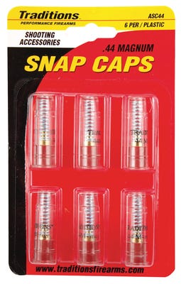 Traditions Handgun Caliber Plastic Snap Caps ASC44