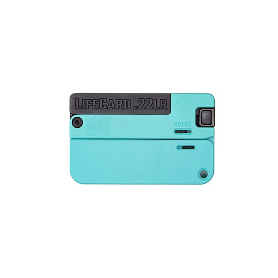 Trailblazer Firearms Lifecard Robin's Egg Blue .22 LR / .22 Win 2.75" Barrel 1-Rounds