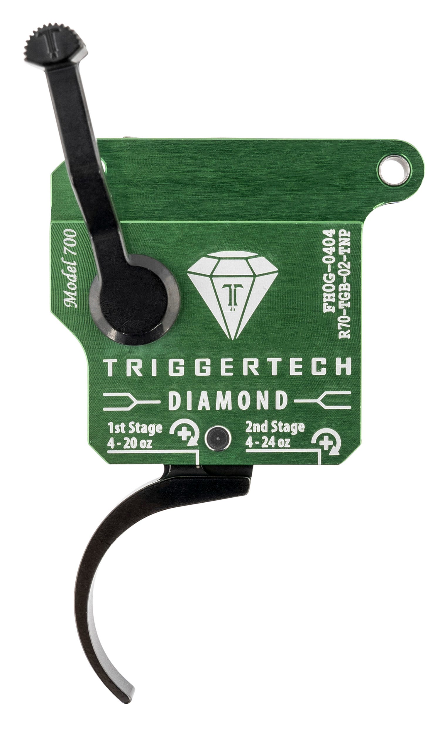 TriggerTech Diamond Trigger Green Pro Curved for Rem 700
