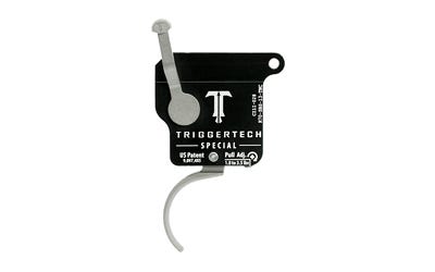 TriggerTech Special Trigger Silver Curved Clean Right-Hand with Installation Tools