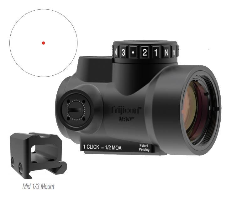 Trijicon MRO Red Dot 2.0 MOA With 1/3 Co-witness Mount