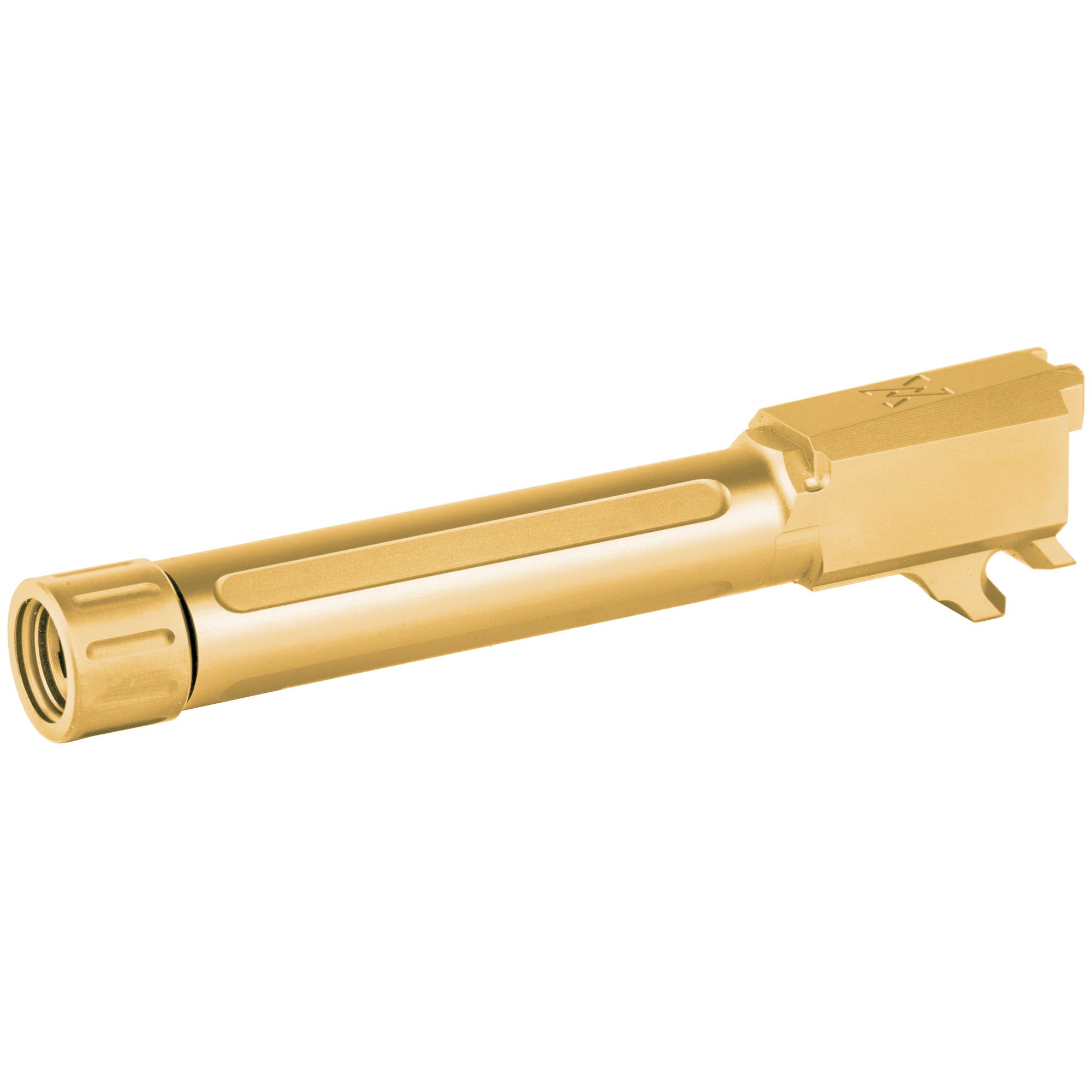 True Precision Threaded Pistol Barrel Gold 9mm for Sig P365XL 1/2x28