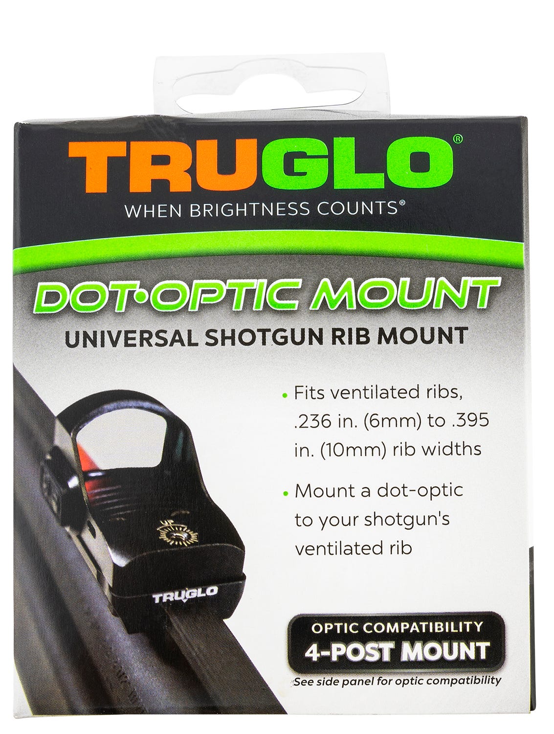 Truglo Red Dot Sight Mount for TruTec Micro, Vortex Viper, FastFire, and Docter