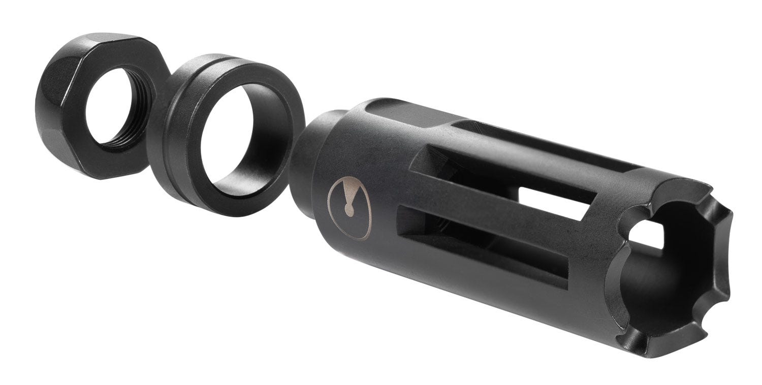 Ultradyne Nighthawk Flash Hider 5.56 NATO 1/2x28 Thread Pattern