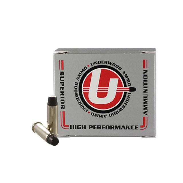 Underwood Ammo Semi Wadcutter Nickel Plated Brass .38 Special +P 158 Grain 20-Rounds HCSWC