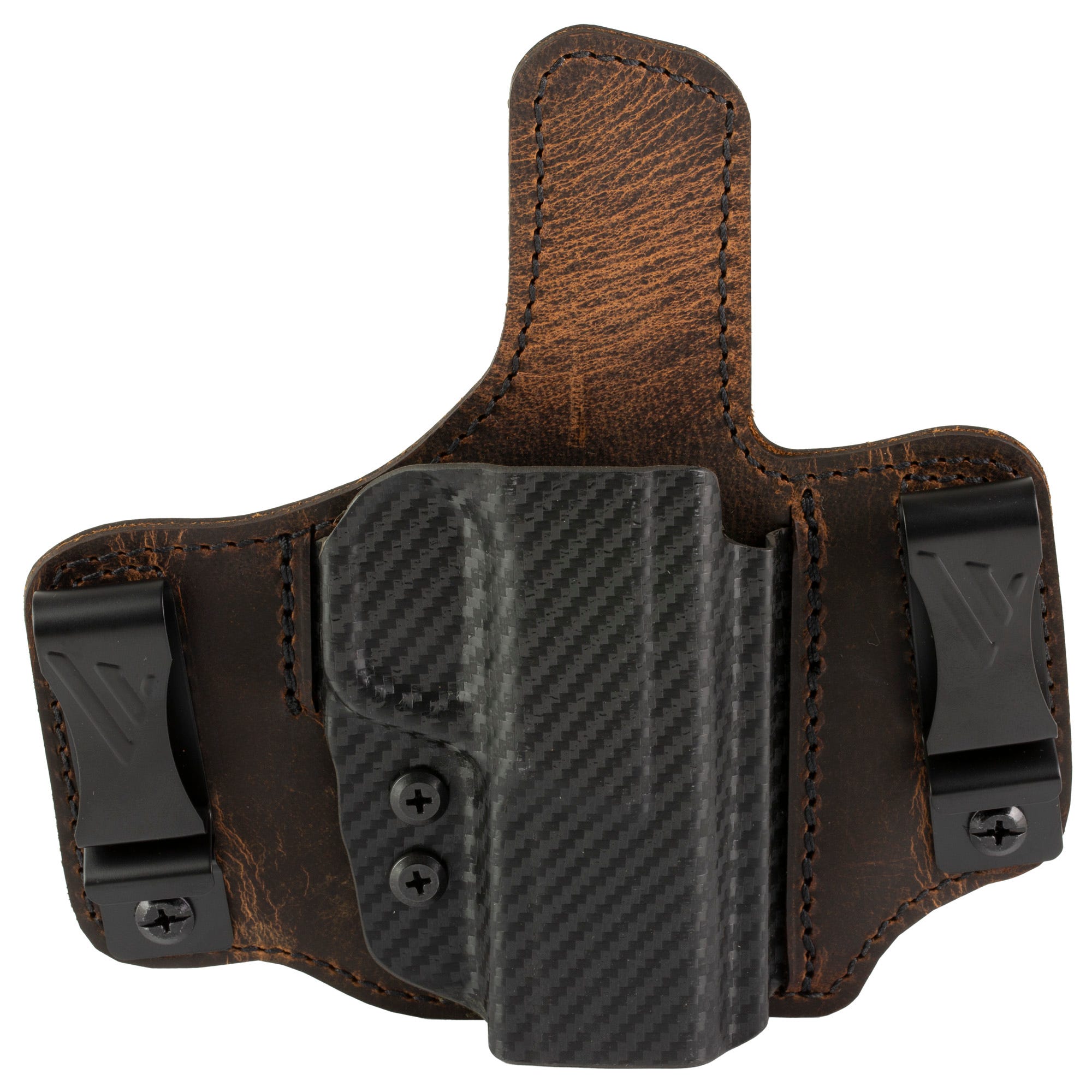 Versa Carry Insurgent Deluxe I/OWB Brown Fits S&W Shield EZ