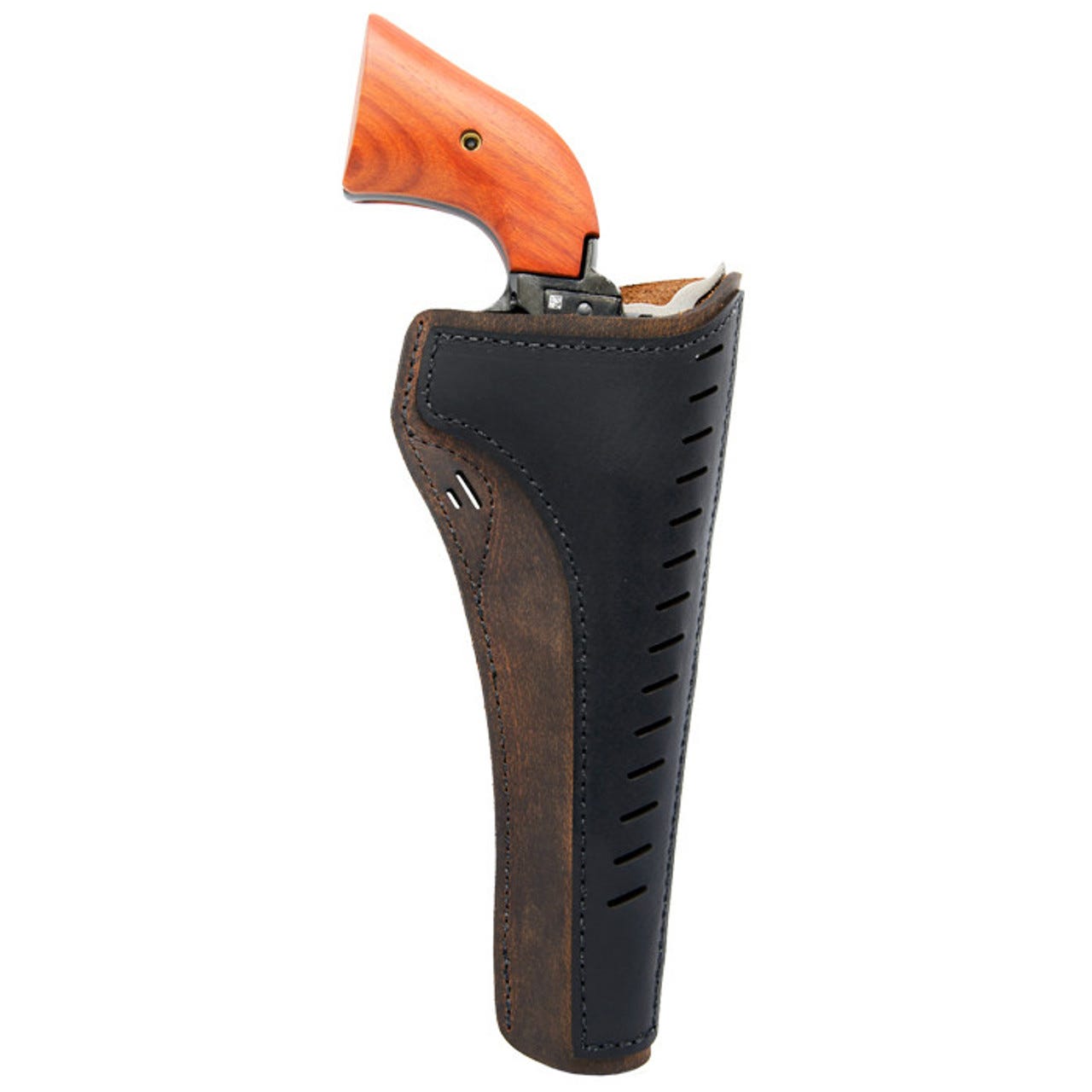 Versa Carry Single Action Revolver Holster Brown Leather Fits 6.5" Barrels