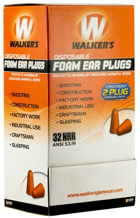 Walkers Foam Ear Plug 200 Count