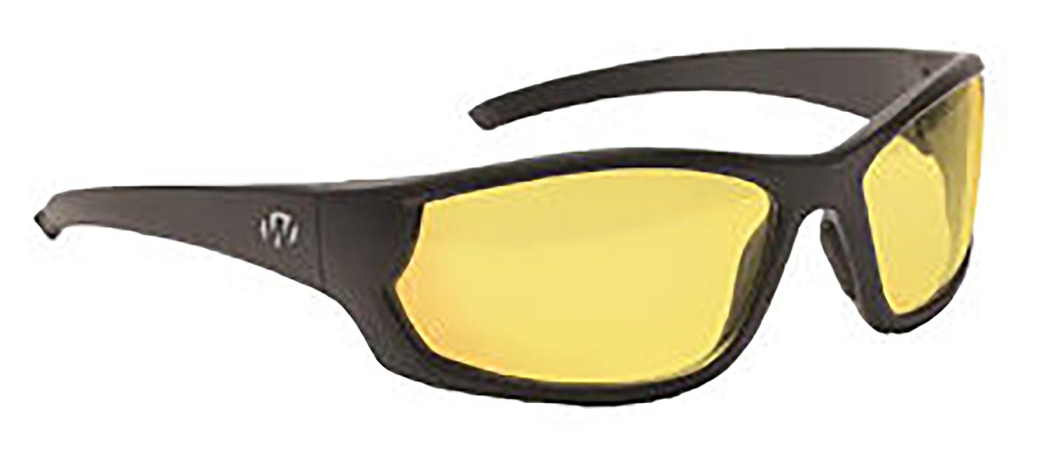 Walkers IKON Carbine Ballistic Eyewear Black Frame / Rose Lenses with Lens Cloth