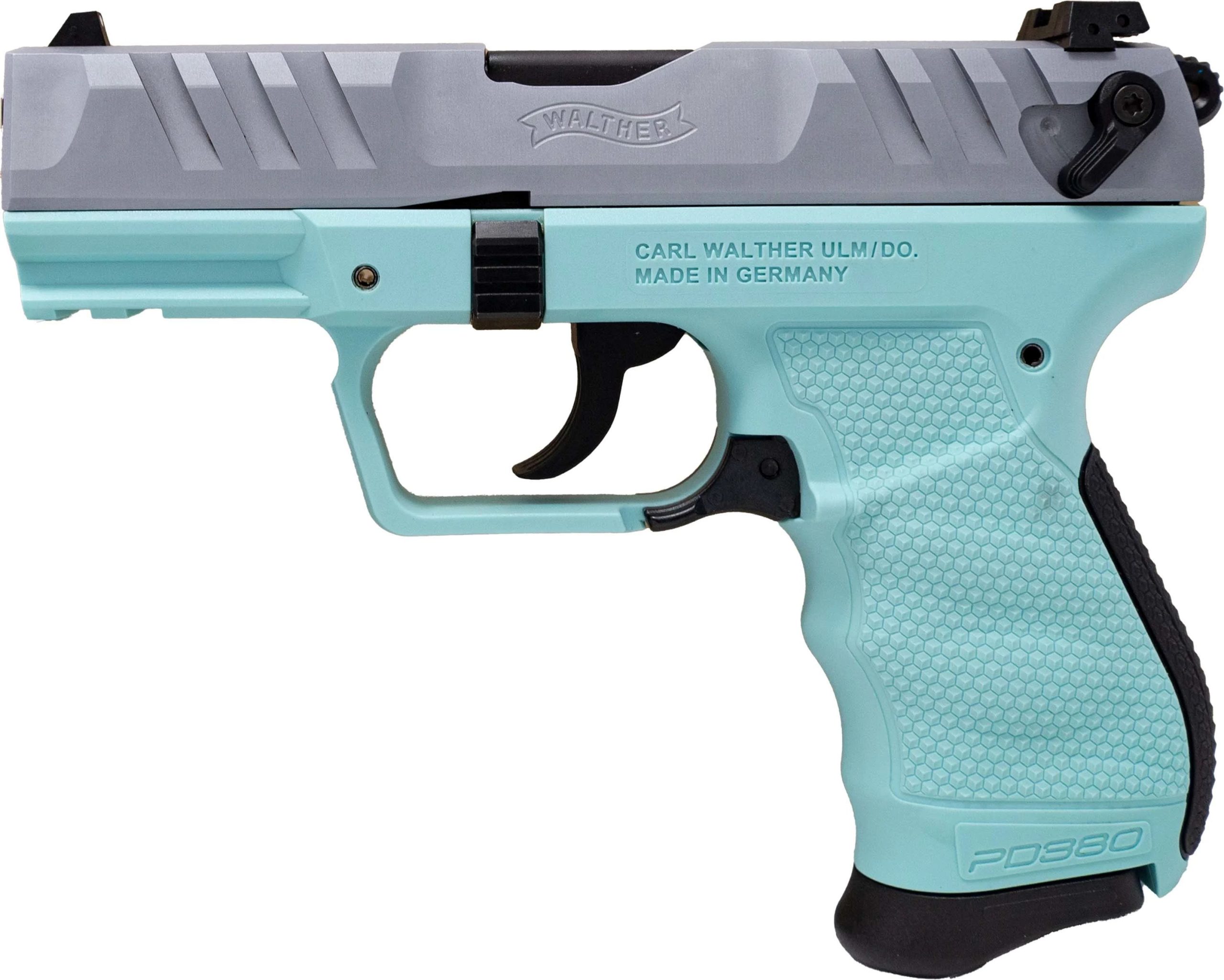 Walther PD 380 Angel Blue .380 ACP 3.7" Barrel 9-Rounds