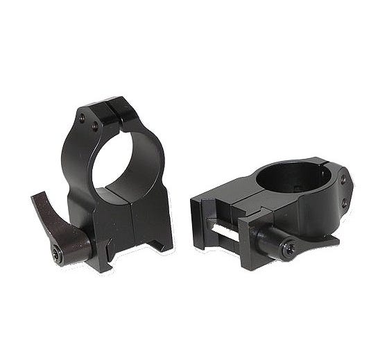 Warne Scope Mounts 203LM Quad Ring 1 inch Xh Mat
