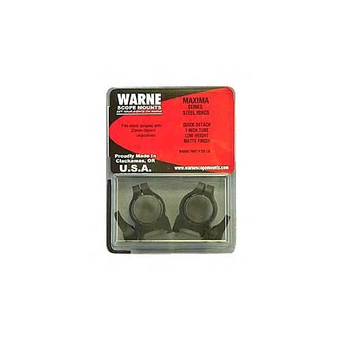 Warne Scope Mounts Maxima Quad 1 inch Low Matte