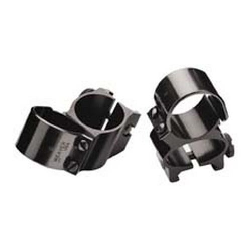 Weaver See-Thru Top Mount Rings 1 inch Matt
