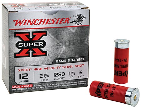Winchester Xpert High Velocity 12GA 2.75-inch 1-1/8oz #6 Shot 25rds