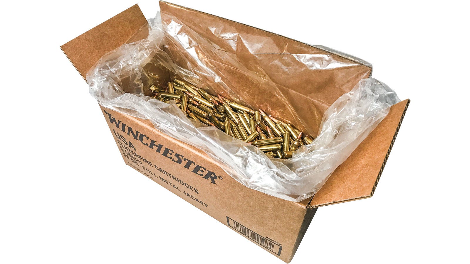 Winchester USA Lake City Brass 5.56 55-Grain 1000-Rounds FMJ Bulk - Image 2