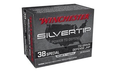 Winchester Silvertip Pistol 38 Special 110 Grain Hollow Point 20 RDs