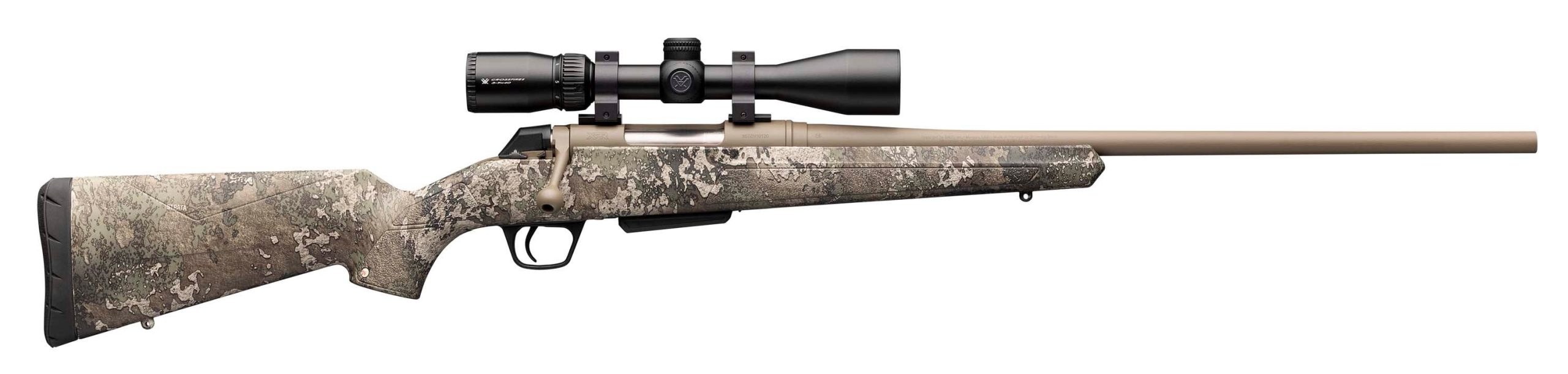 Winchester XPR Hunter TrueTimber Strata 6.8 Western 24" Barrel 3-Rounds w/ Vortex Crossfire II Scope