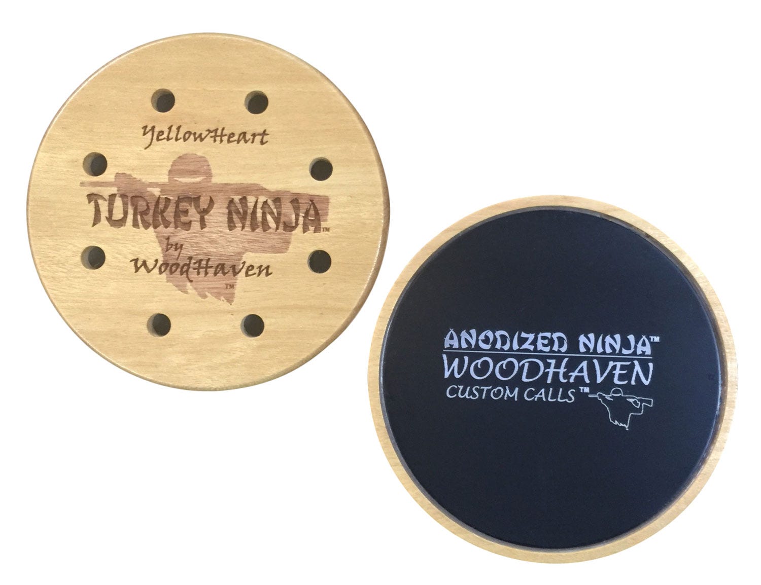 WoodHaven Custom Calls Anodized Ninja Friction Call Wood
