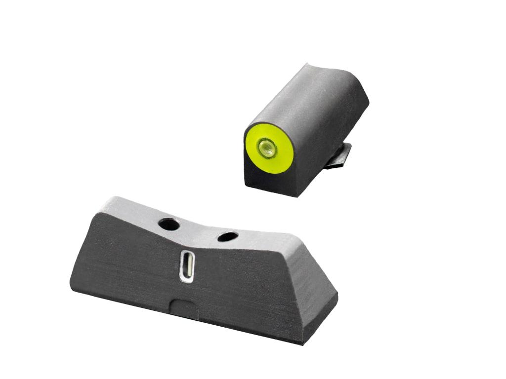 XS Sight Systems DXT2 Big Dot Yellow Front / Black Rear for Springfield 1911A1 Loaded TRP Operator