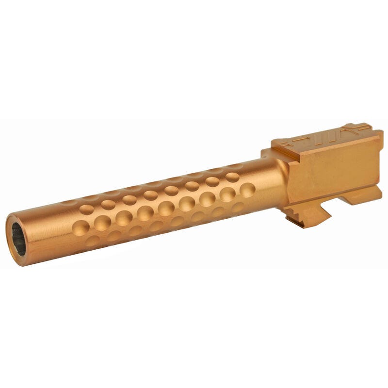 ZEV Technologies Optimized Match Barrel For GLOCK 17 Gen 1-4 DLC Bronze