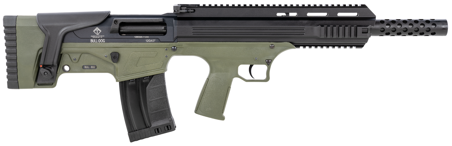 American Tactical Bulldog OD Green 12 GA 18.5" Barrel 5-Rounds
