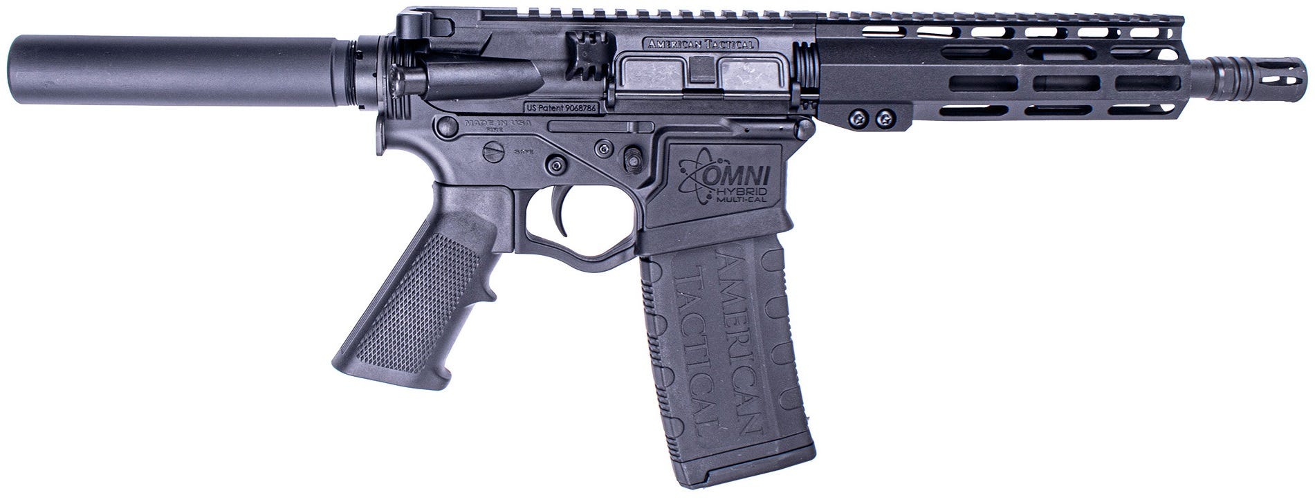 American Tactical Omni Hybrid Pistol .300 AAC Blackout 8.5" Barrel 30-Rounds Nano Kit