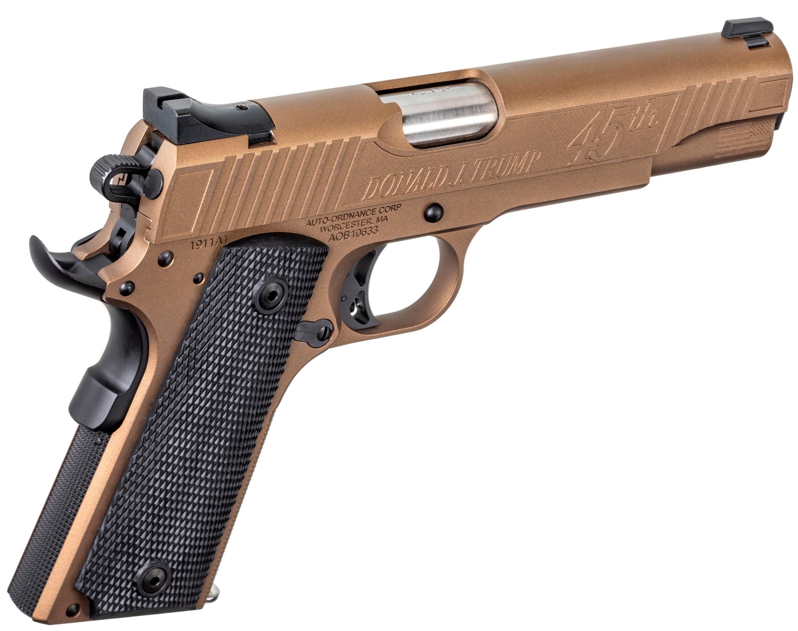 Auto-Ordnance 1911 Old Glory Bronze .45 ACP 5" Barrel 7-Rounds - Image 3