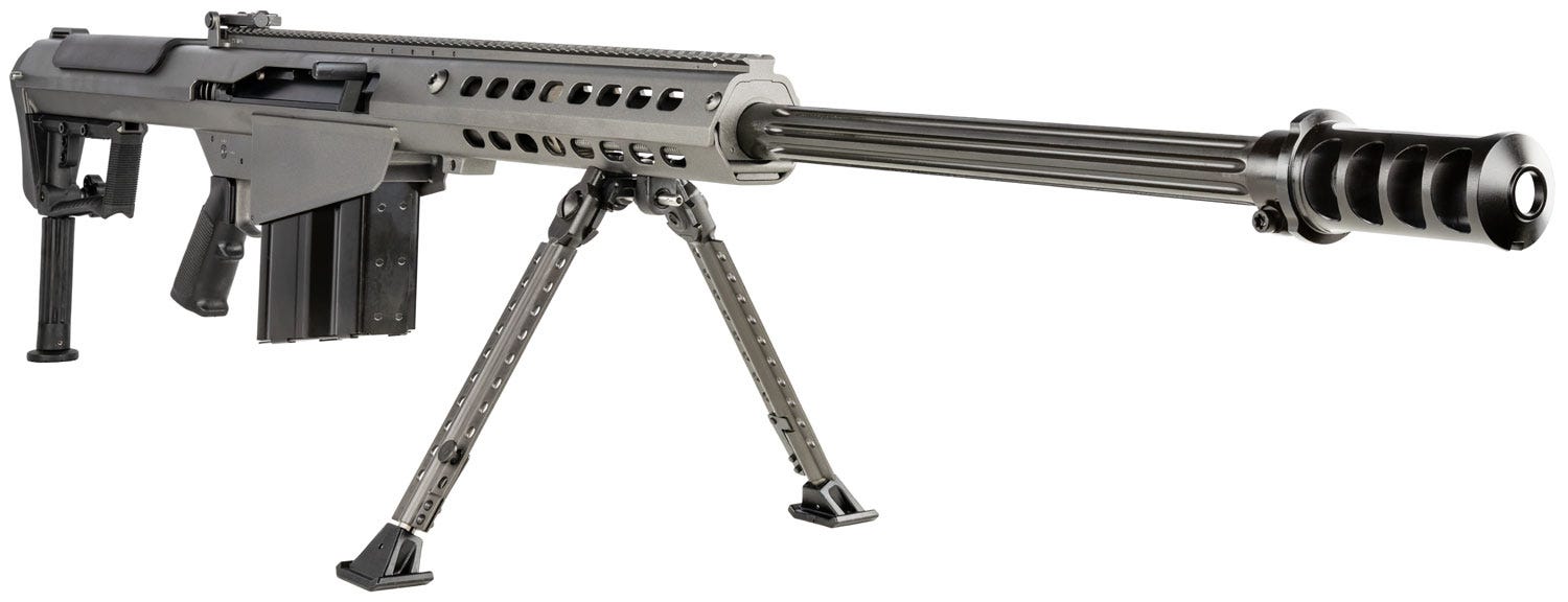 Barrett M107A1 Tungsten .50 BMG 29" Barrel 10-Rounds Flip-Up Rear Sight - Image 3