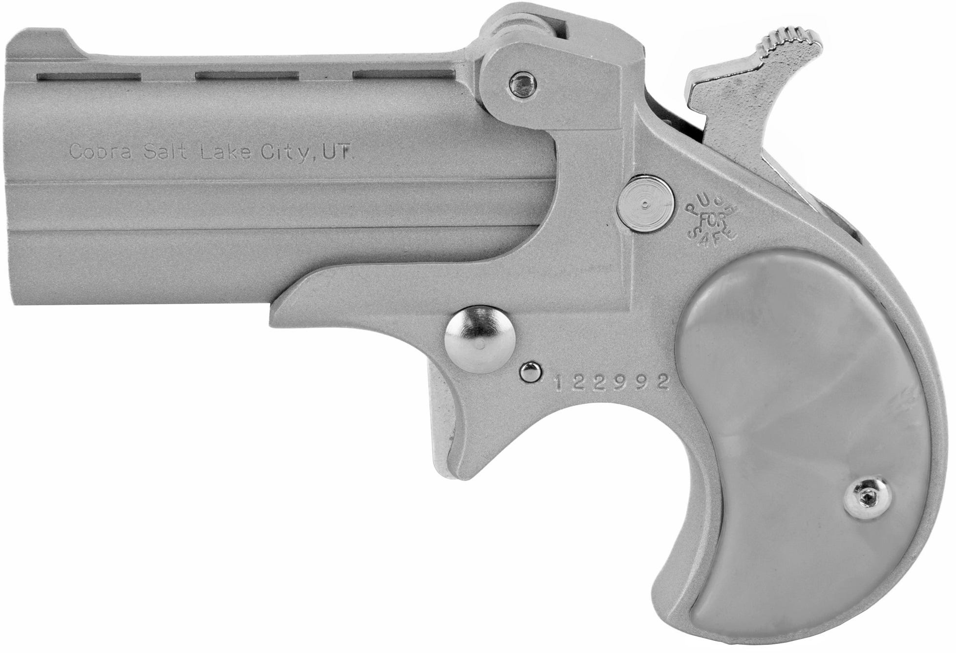 Bearman Industries Classic .22 LR 2.4" Barrel 2-Rounds Smoke Pearl Grips - Image 2