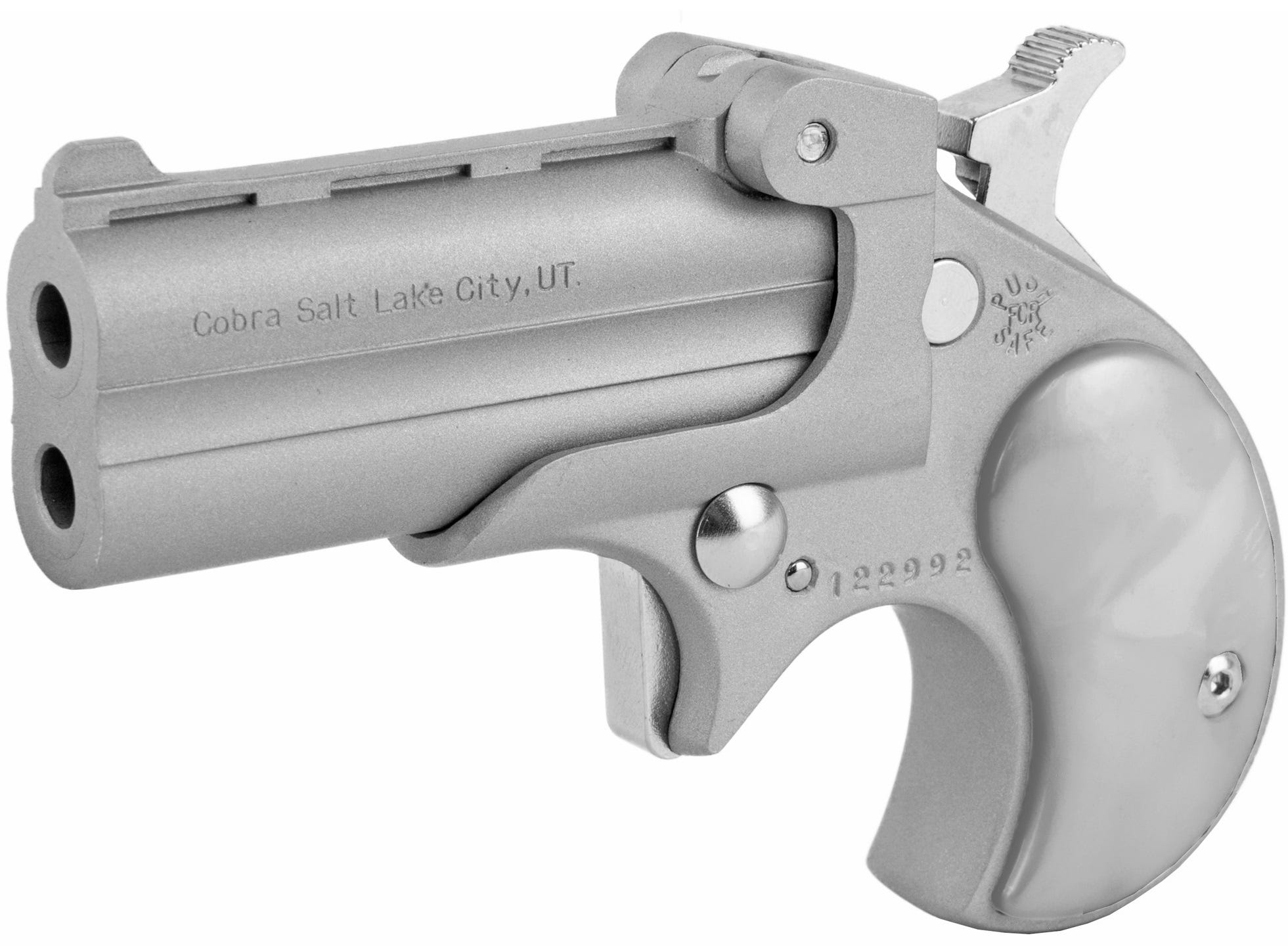 Bearman Industries Classic .22 LR 2.4" Barrel 2-Rounds Smoke Pearl Grips - Image 3
