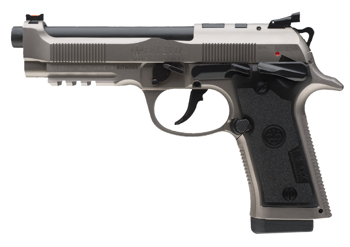 Beretta 92X PCO Silver 9mm 4.9" Barrel 10-Rounds