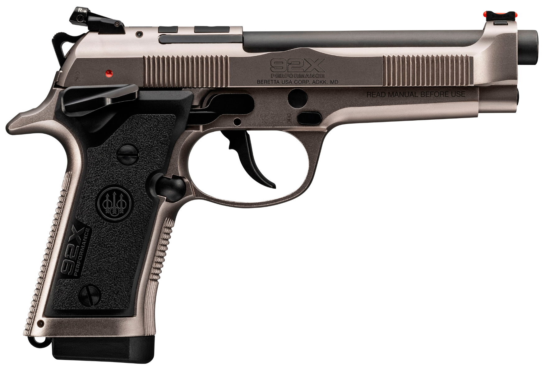 Beretta 92X Performance Defensive Gray 9mm 4.9" Barrel 15-Rounds
