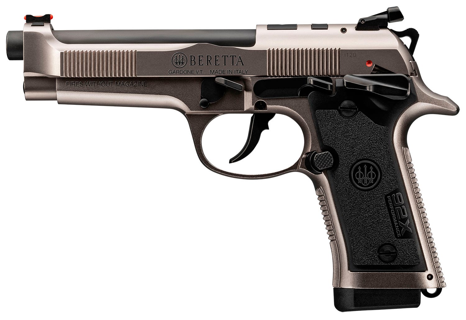 Beretta 92X Performance Defensive Gray 9mm 4.9" Barrel 15-Rounds - Image 2