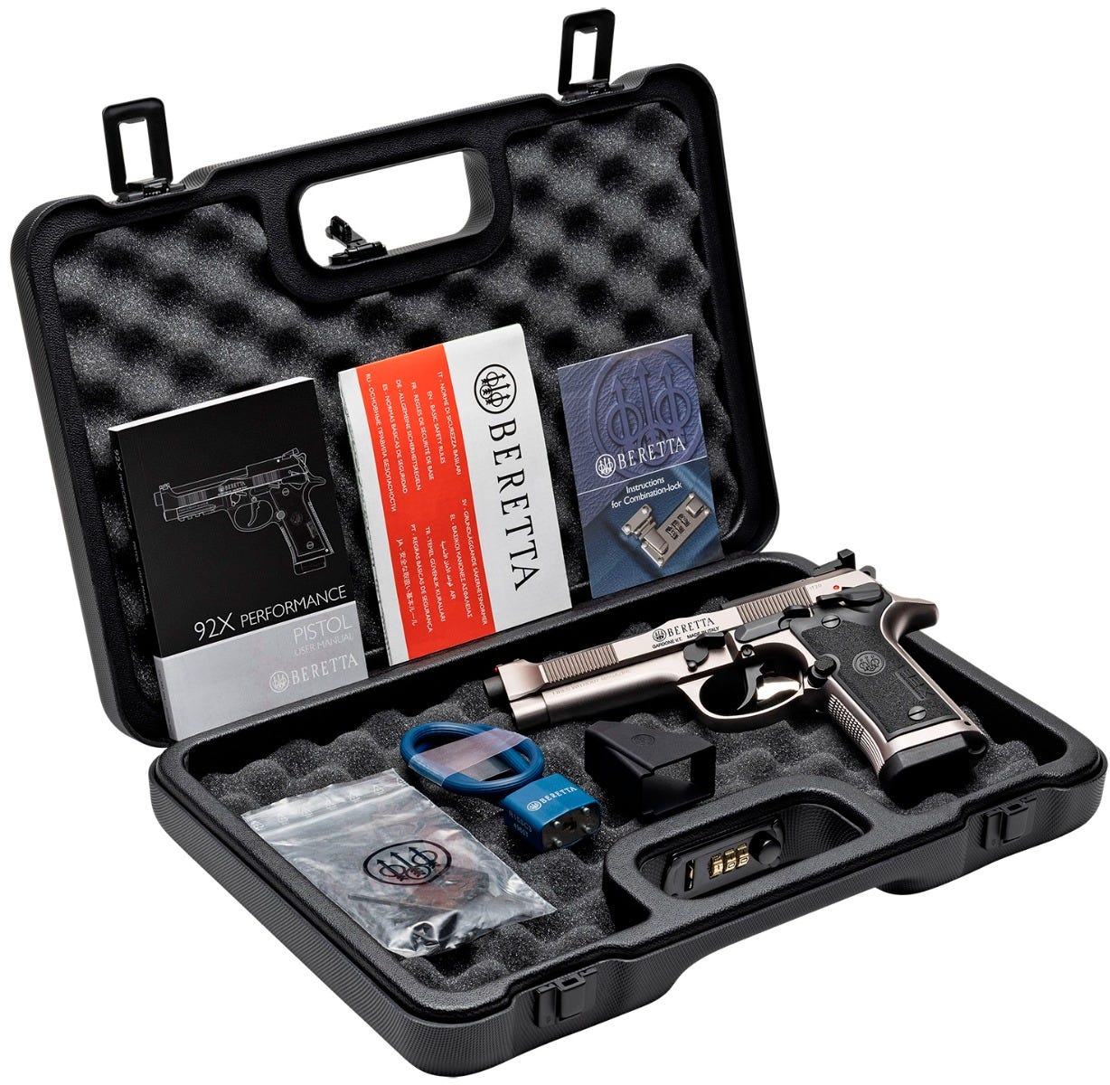 Beretta 92X Performance Defensive Gray 9mm 4.9" Barrel 15-Rounds - Image 4