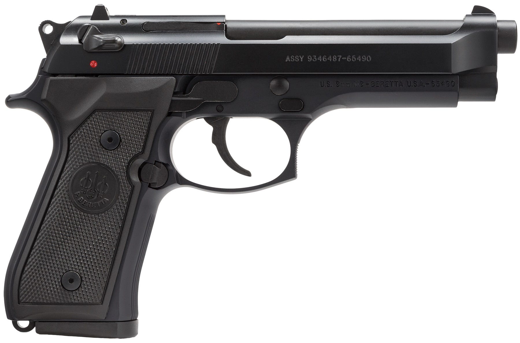Beretta M9 9mm 4.9" Barrel 15-Rounds Ambidextrous Safety