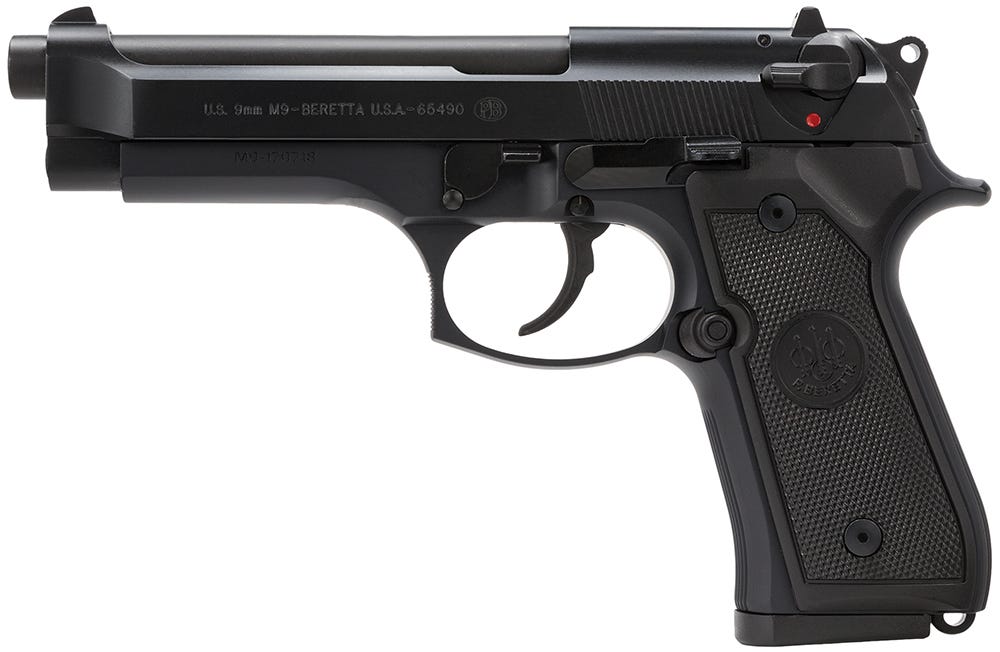 Beretta M9 9mm 4.9" Barrel 15-Rounds Ambidextrous Safety - Image 2