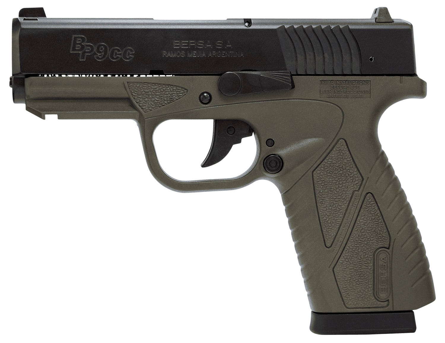 Bersa BPCC OD Green 9mm 3.3" Barrel 8-Rounds - Image 2