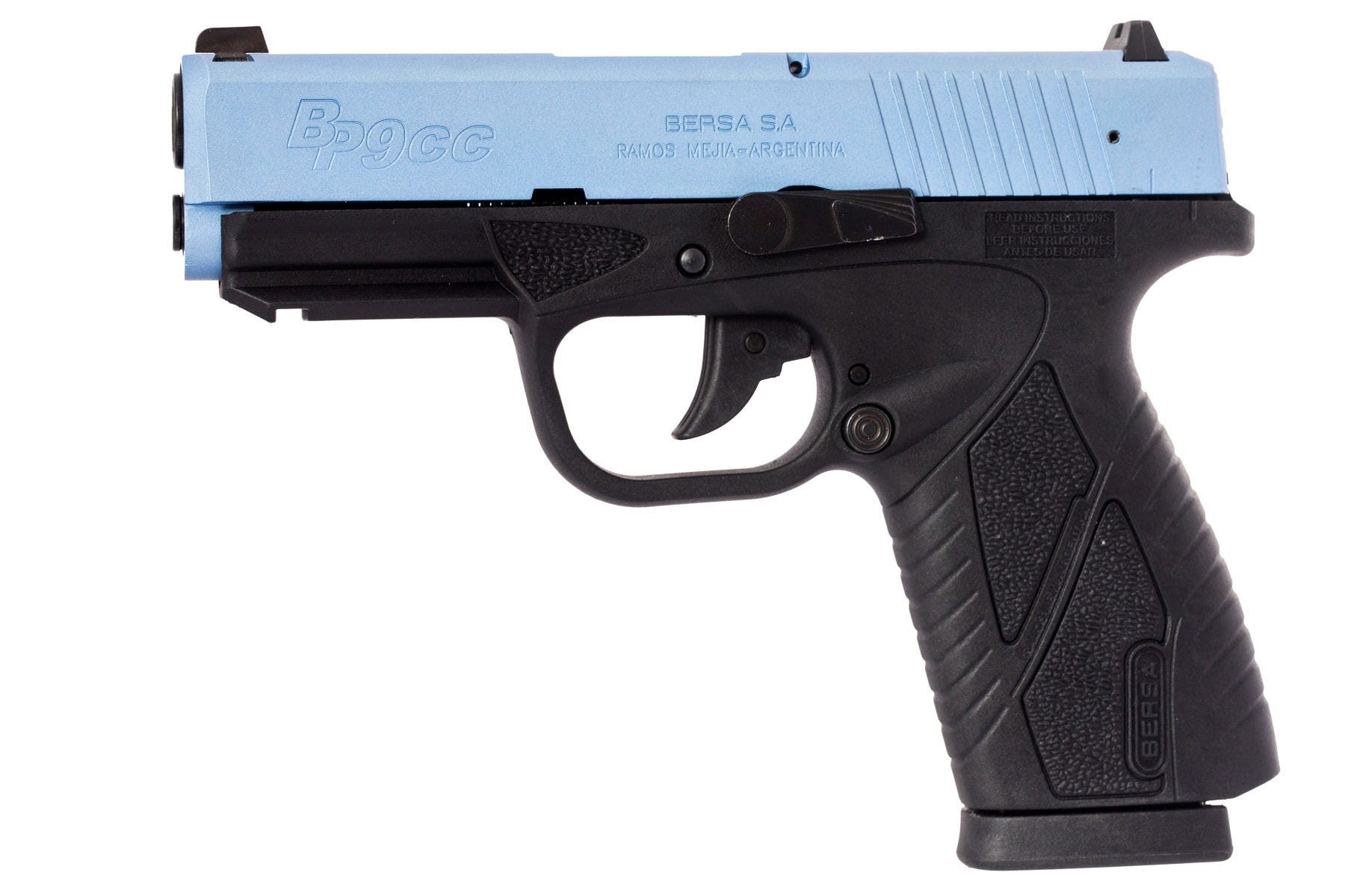 Bersa BPCC Powder Blue 9mm 3.3" Barrel 8-Rounds - Image 2