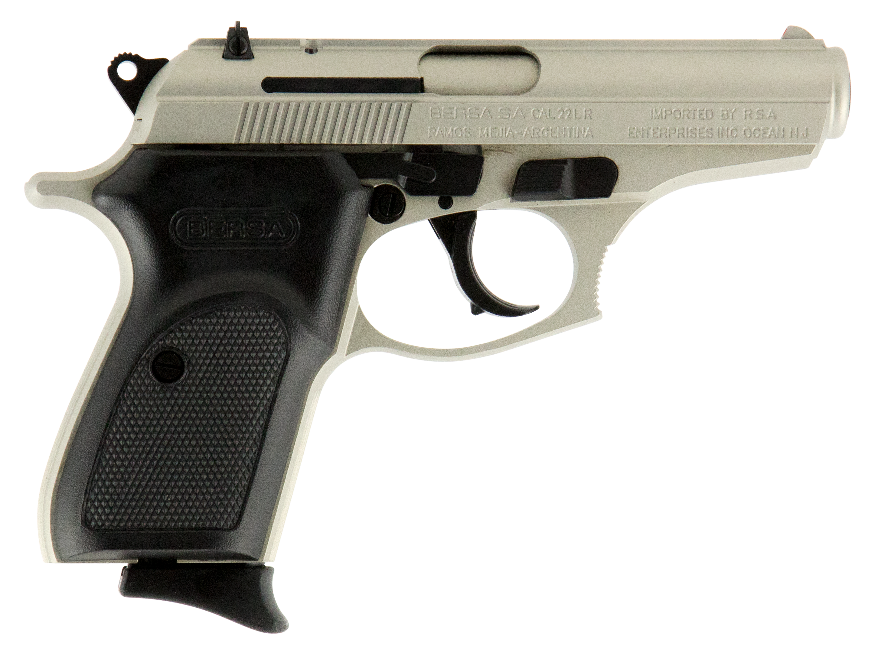 Bersa Thunder Nickel .22 LR 3.5" Barrel 10-Rounds