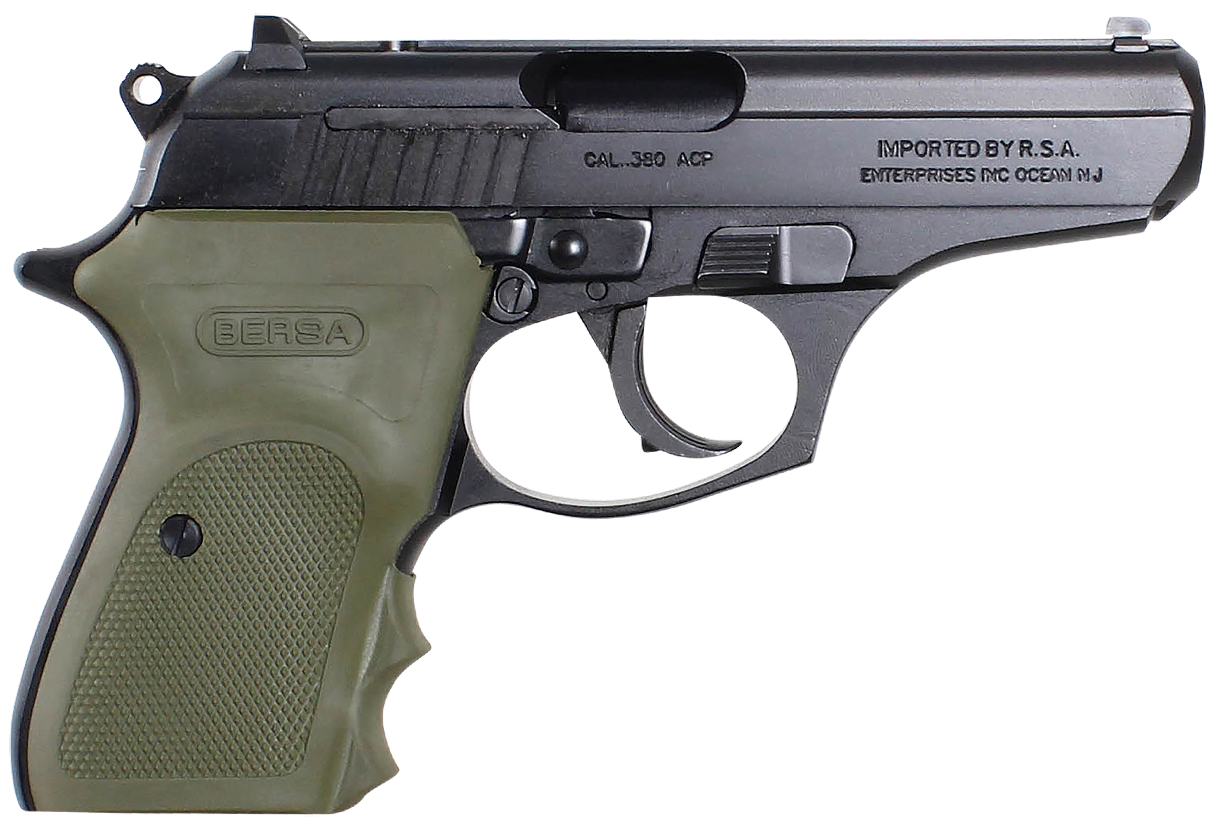 Bersa Thunder Combat OD Green .380 ACP 3.5" Barrel 8-Rounds