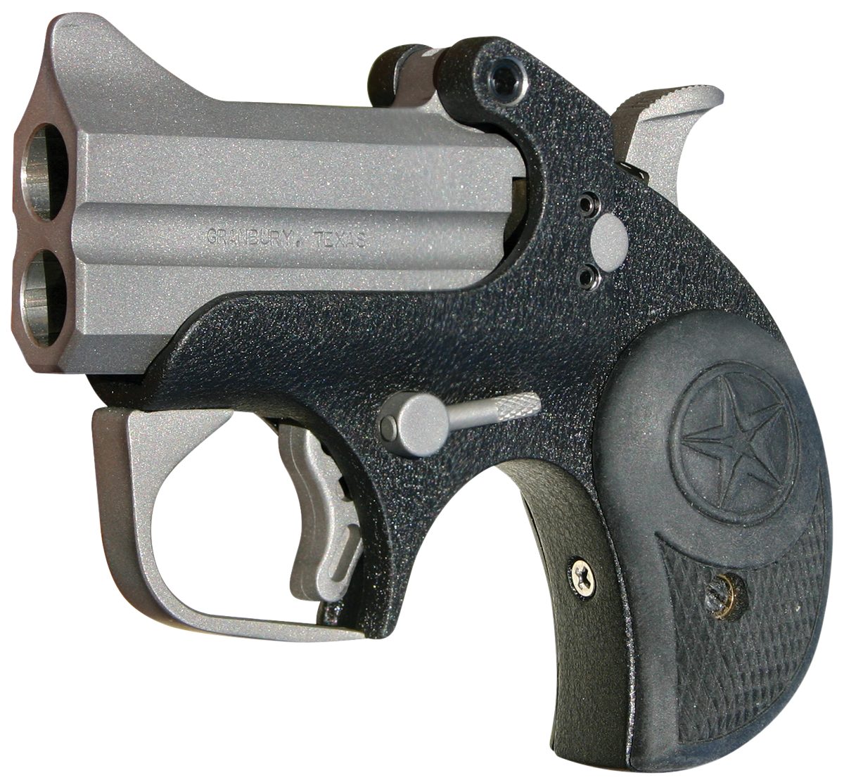 Bond Arms Backup Stainless / Black .45 ACP 2.5" Barrel 2-Rounds - Image 3
