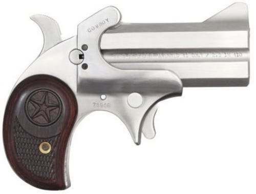 Bond Arms Cowboy Defender Stainless 9mm 3" Barrel 2-Rounds