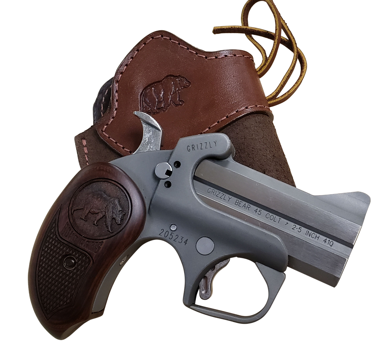 Bond Arms Grizzly Stainless .45 Colt / .410 GA 3" Barrel 2.5"-Chamber 2-Rounds
