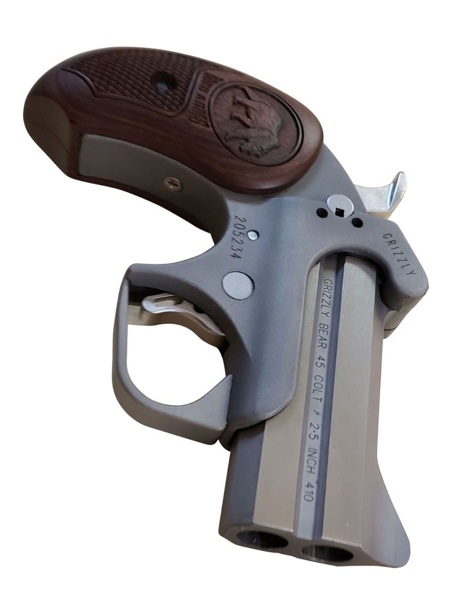 Bond Arms Grizzly Stainless .45 Colt / .410 GA 3" Barrel 2.5"-Chamber 2-Rounds - Image 4