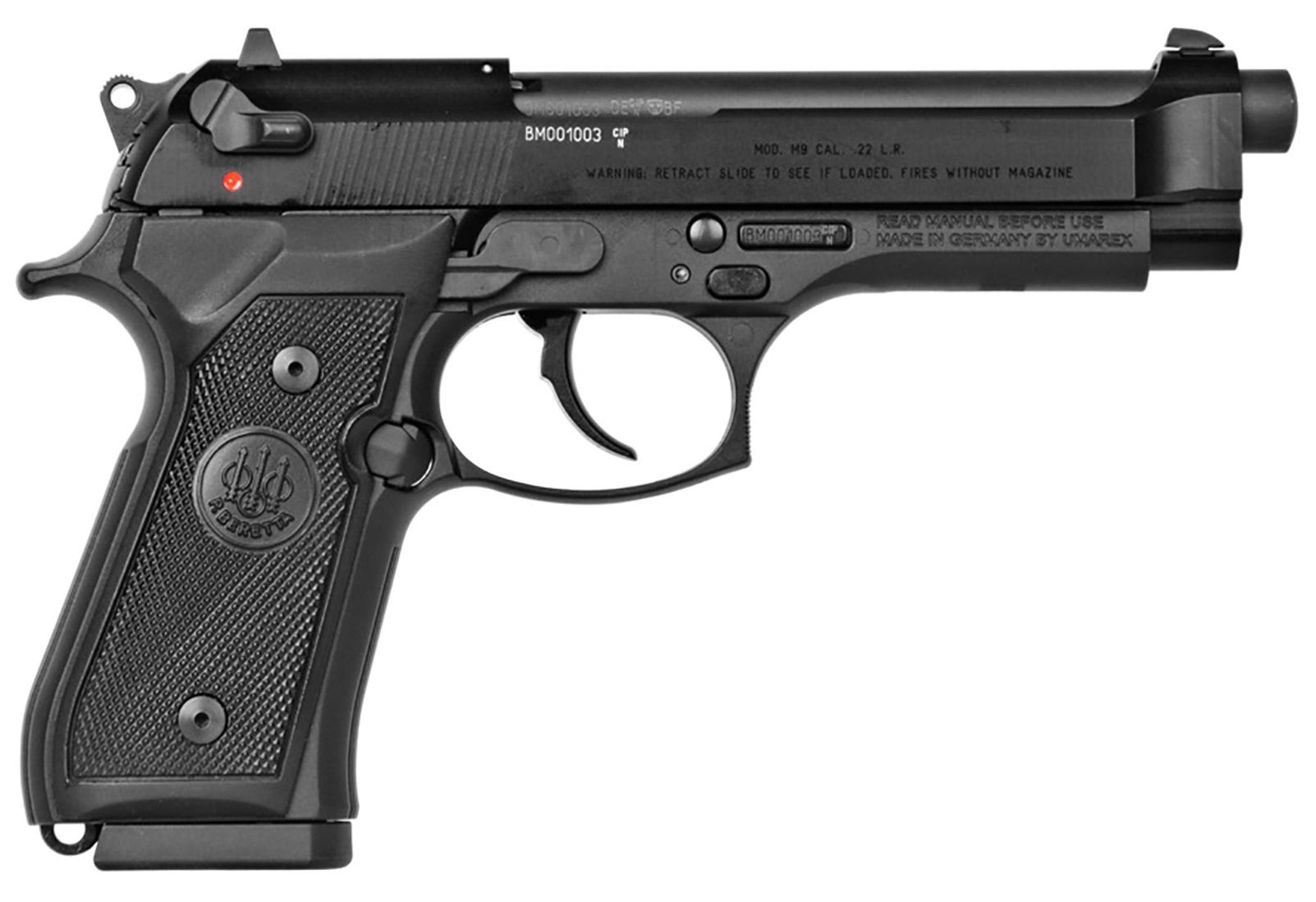 Beretta M9-22 Pistol .22 LR 4.9" Barrel 10-Rounds Ambidextrous Decocker/Safety