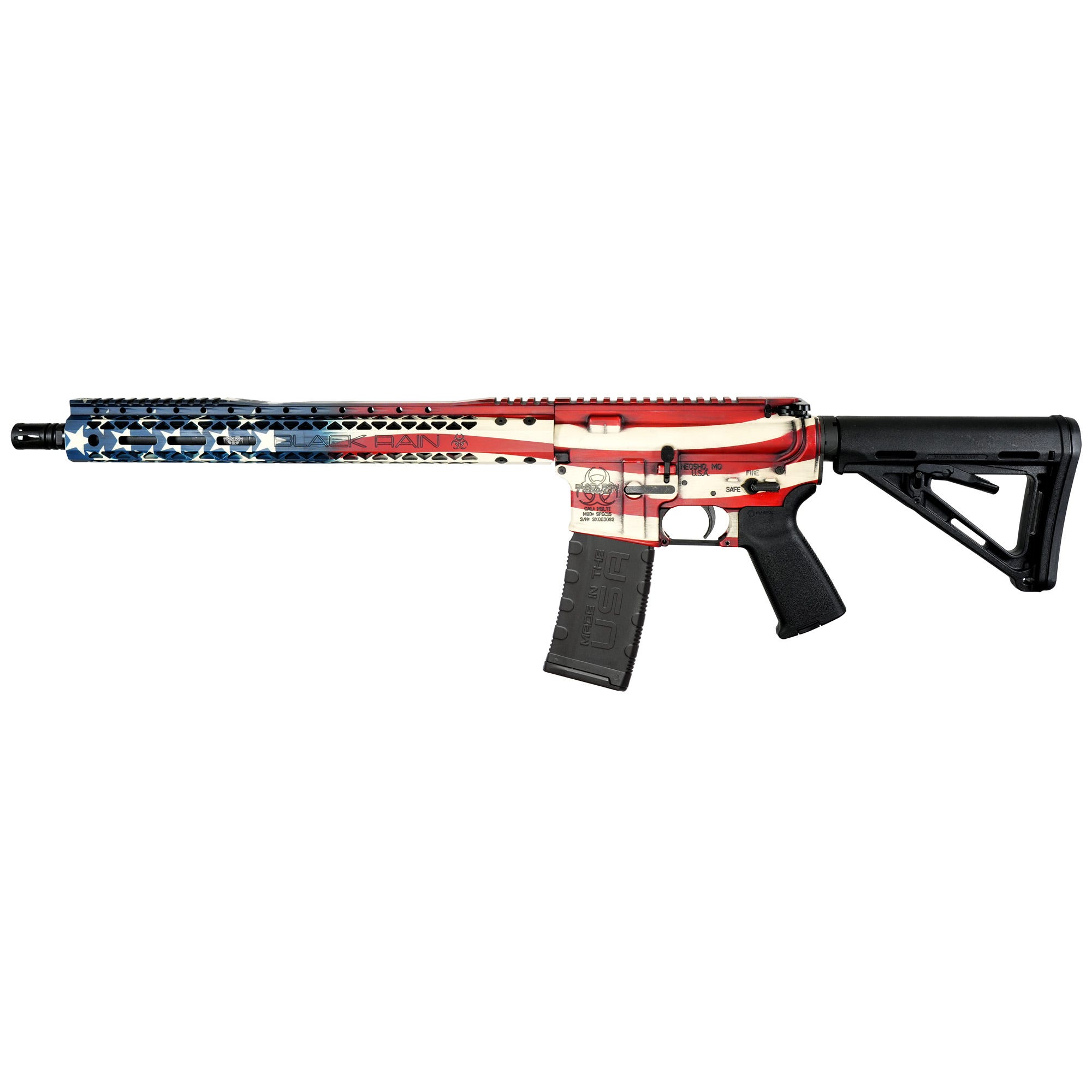 Black Rain Ordnance Spec+ American Flag 5.56 / .223 Rem 16" Barrel 30-Rounds - Image 2