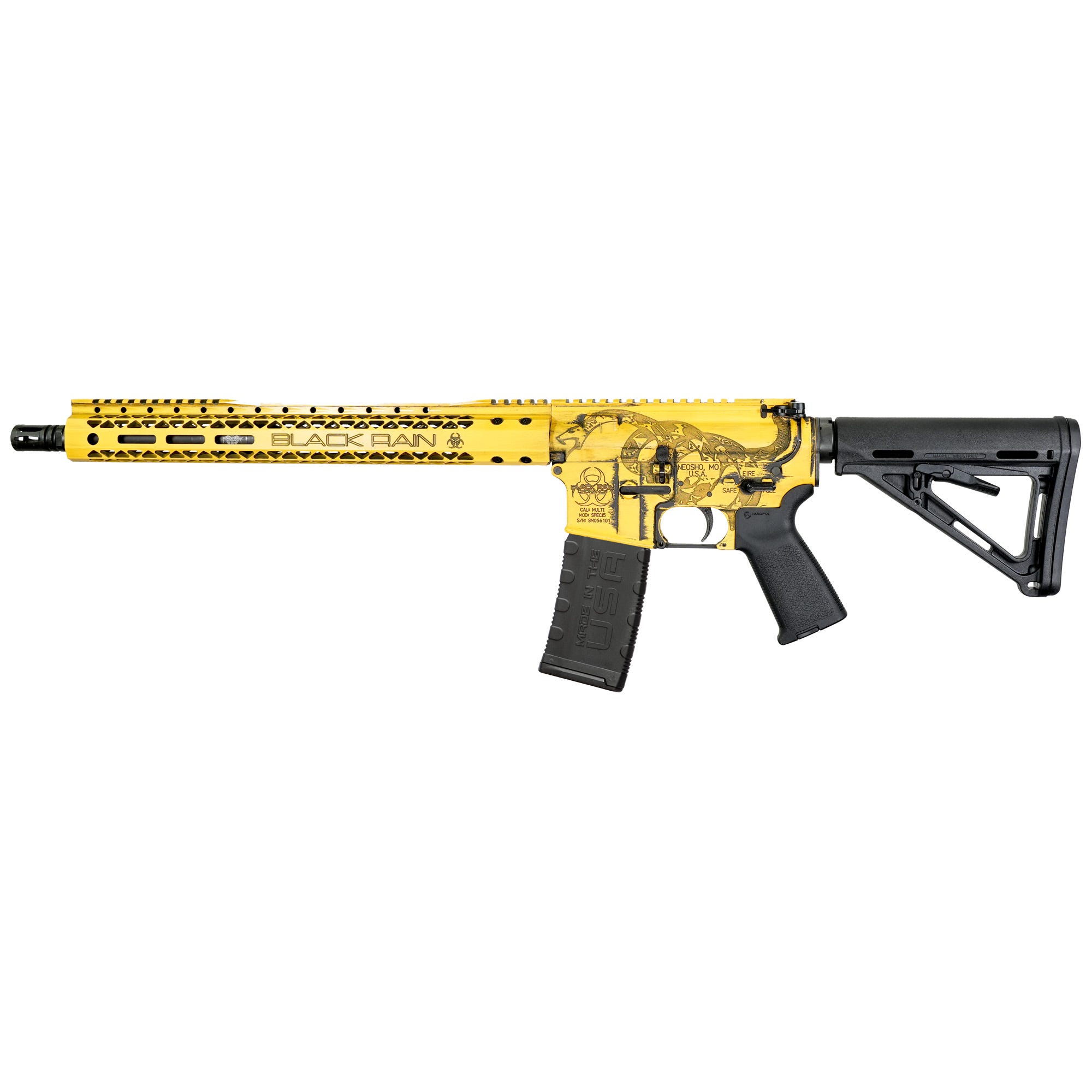 Black Rain Ordnance Spec+ Gadsden Yellow 5.56 / .223 Rem 16" Barrel 30-Rounds - Image 2