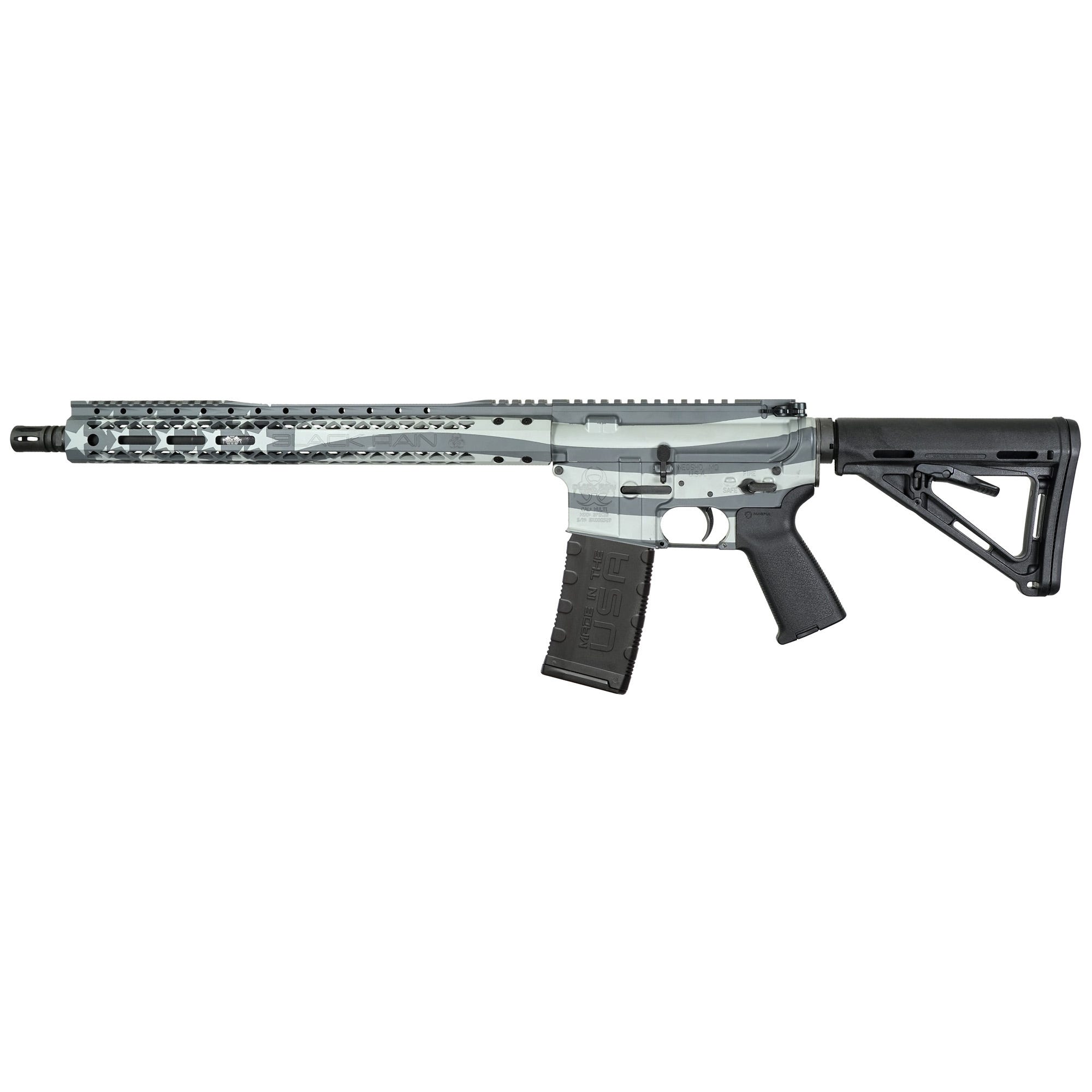 Black Rain Ordnance Spec+ Obsidian Flag Grey 5.56 / .223 Rem 16" Barrel 30-Rounds - Image 2