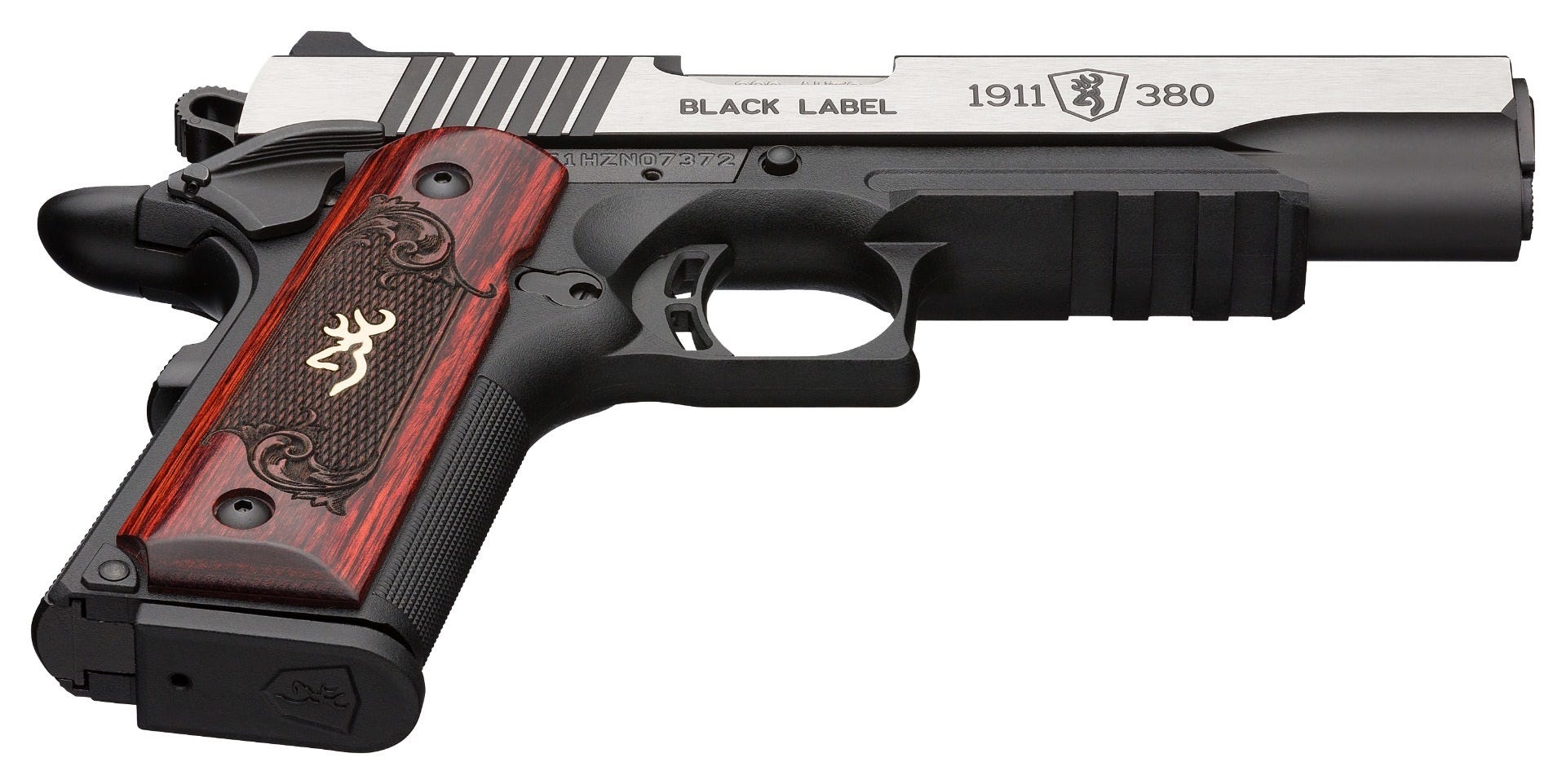 Browning 1911-380 Black Label Medallion Pro Stainless .380 ACP 4.25" Barrel 8-Rounds - Image 3