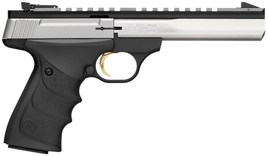 Browning Buck Mark Contour Stainless .22 LR 5.5" Barrel 10-Rounds